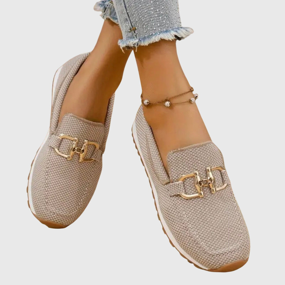 Horsebit Detail Comfort Loafers