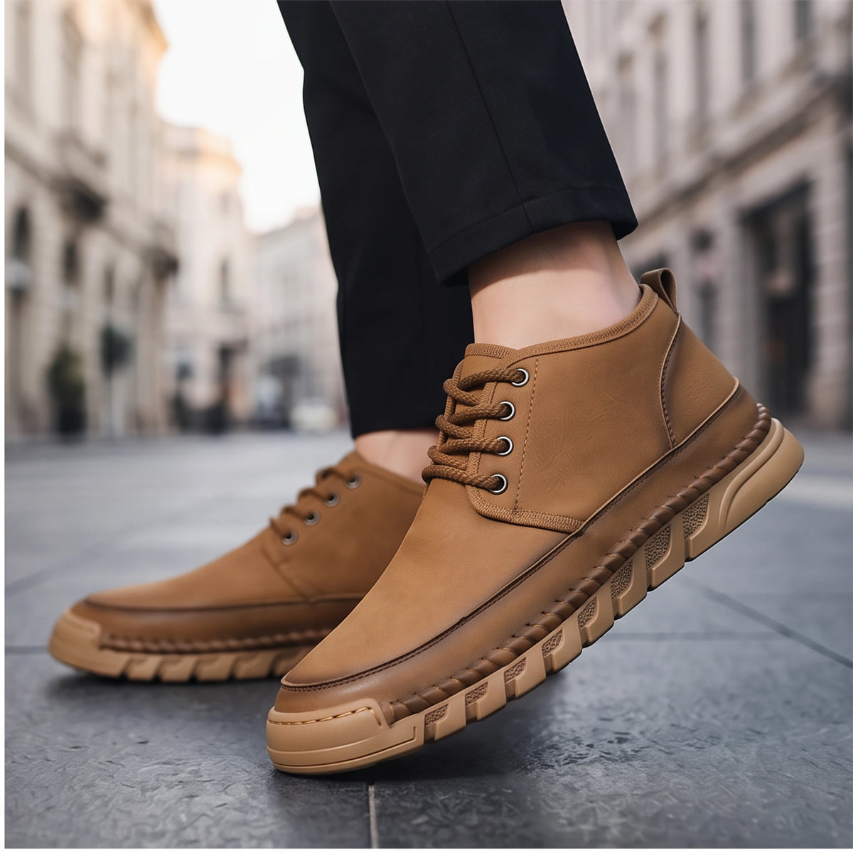 Matteo Leather Chukka Boot