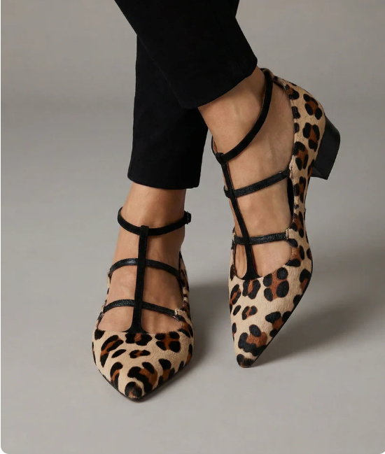 Franca | Leopard Strap Heels