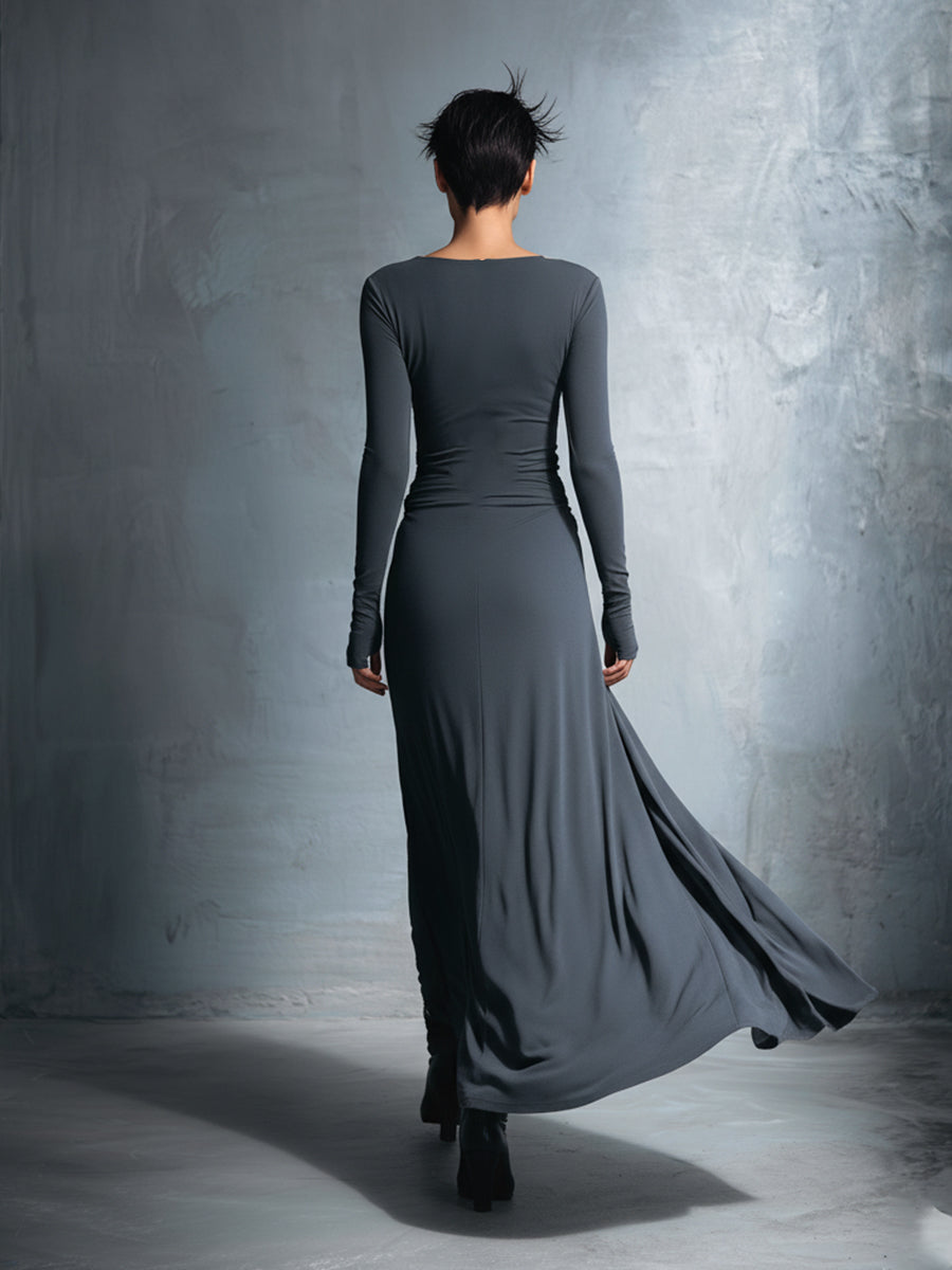 Naomie | Side Knot Maxi Dress