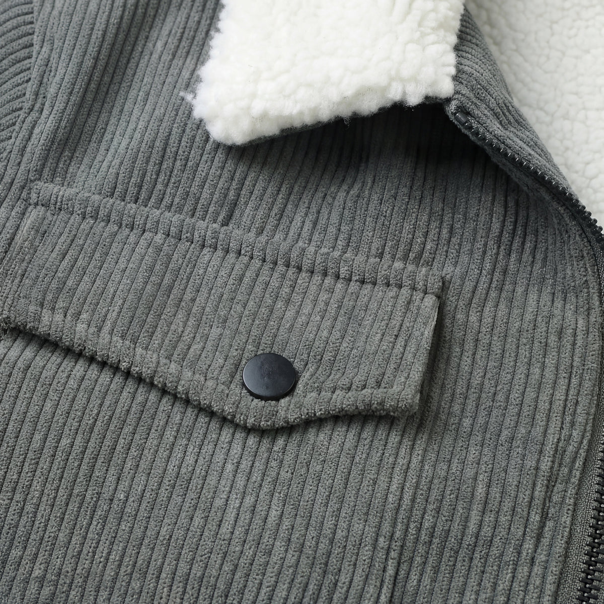 Corduroy Wool-Lined Jacket
