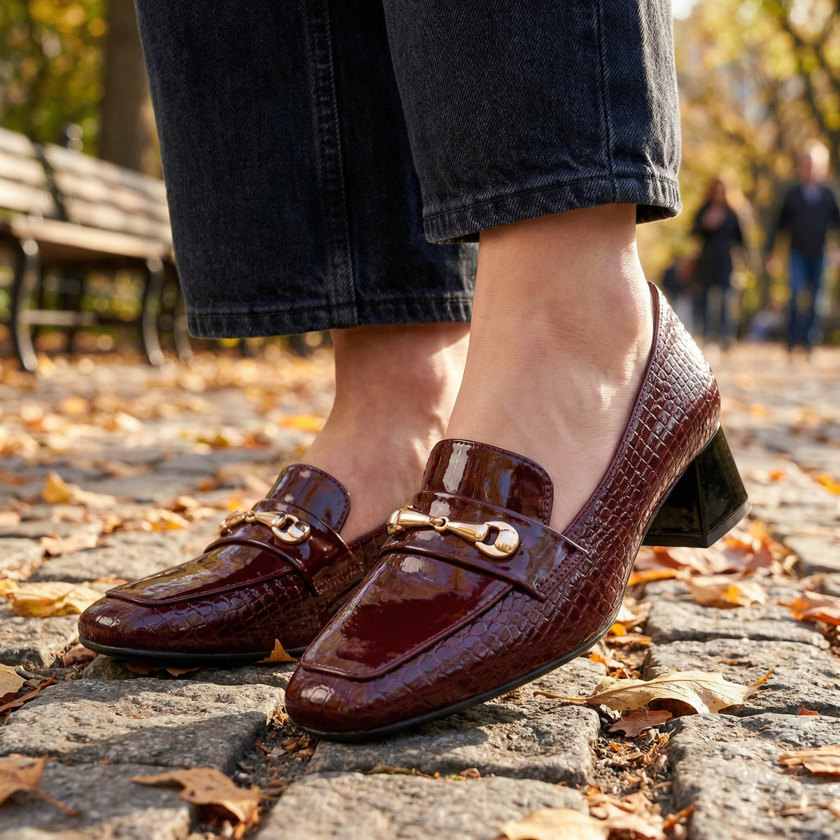 Lucia Milano Loafer Heel