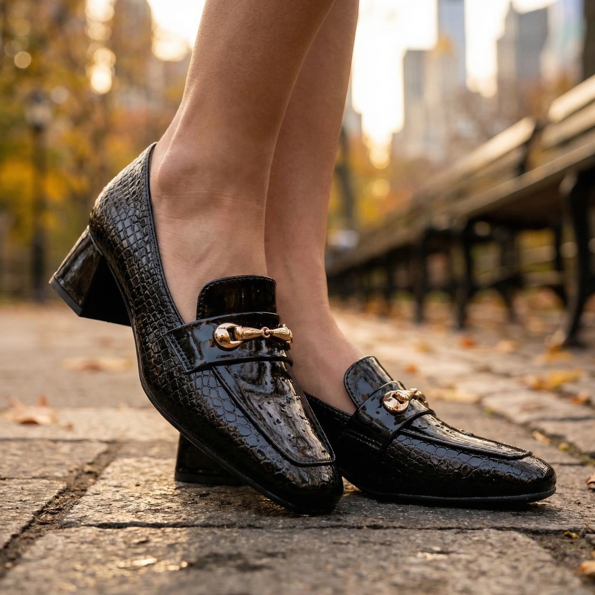 Lucia Milano Loafer Heel