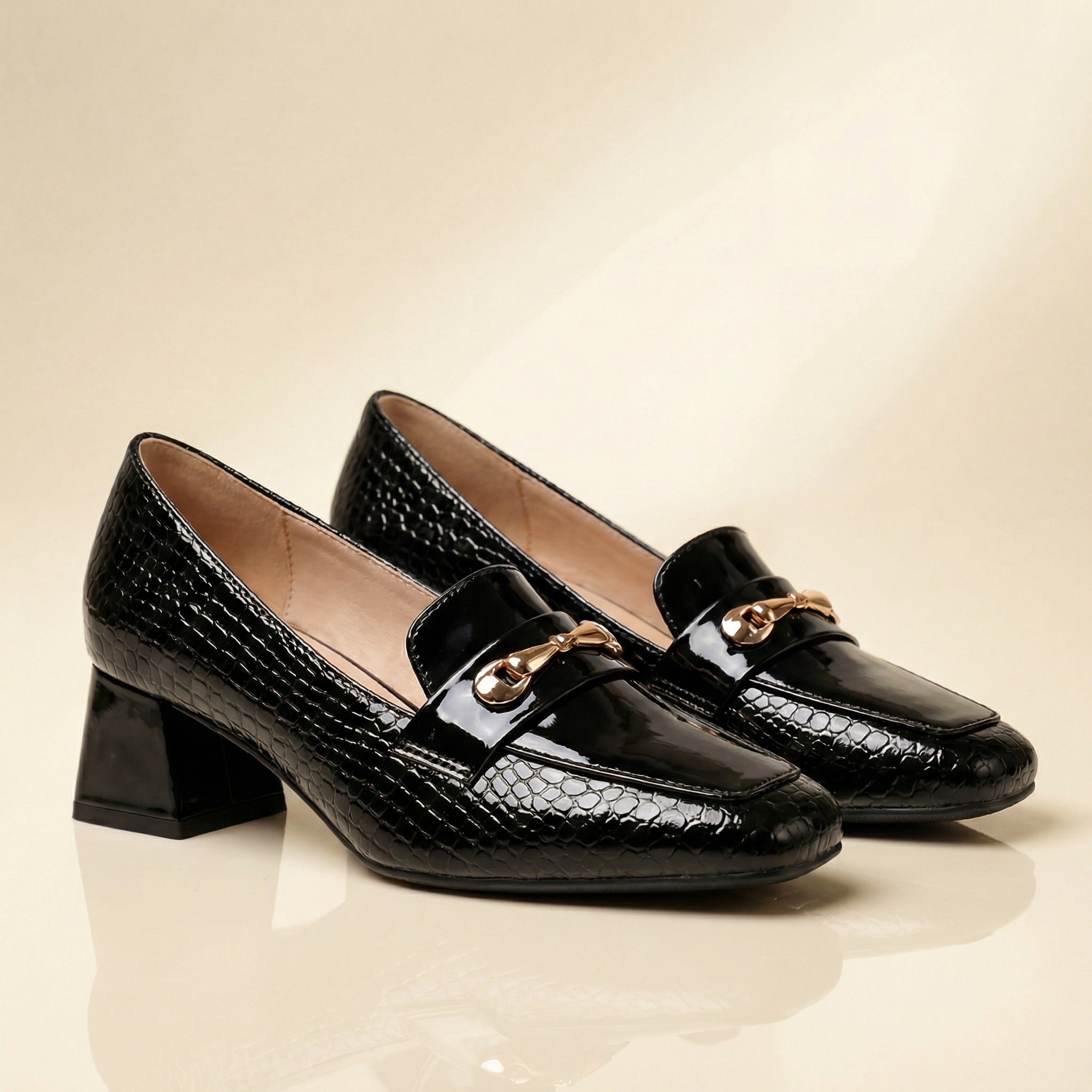 Lucia Milano Loafer Heel