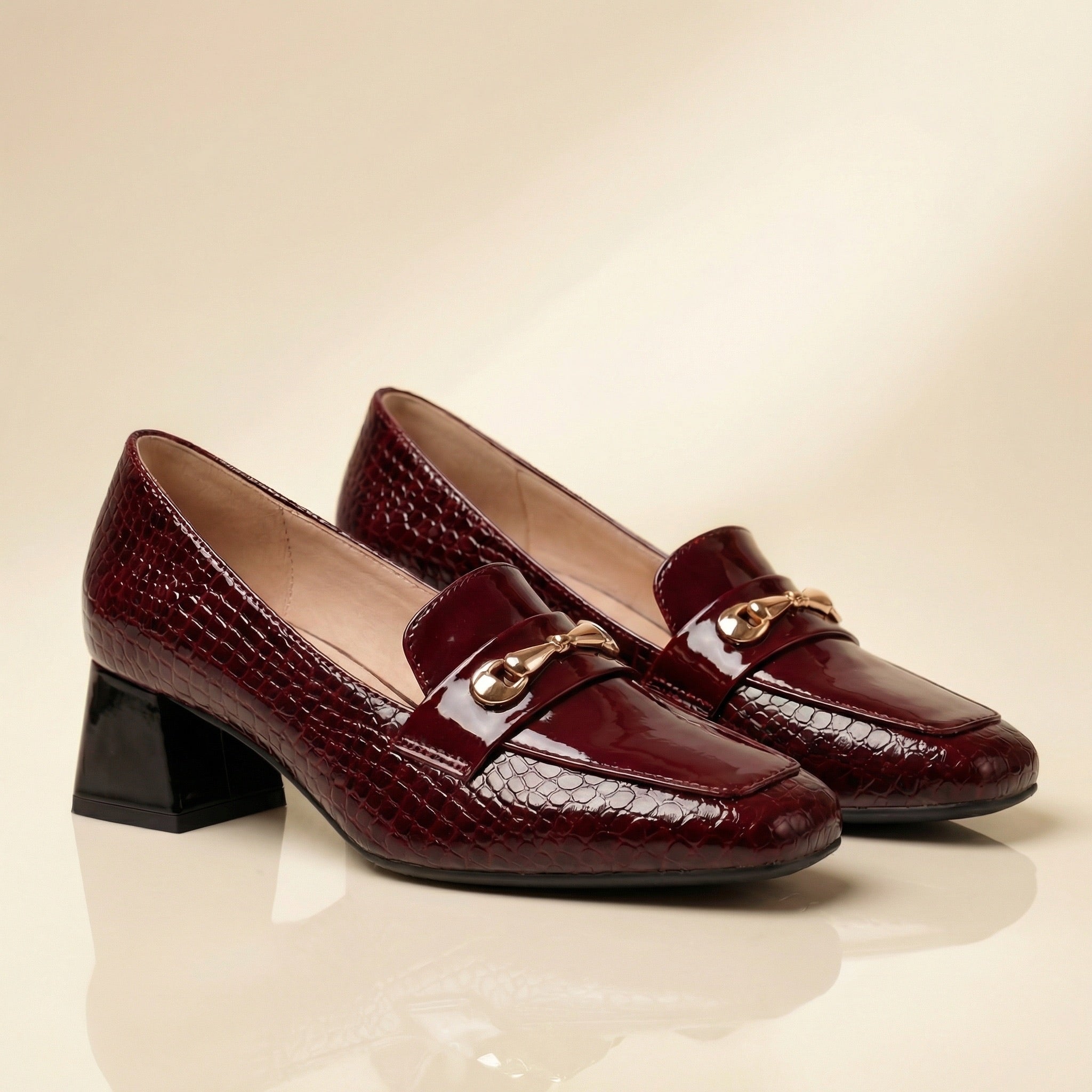 Lucia Milano Loafer Heel