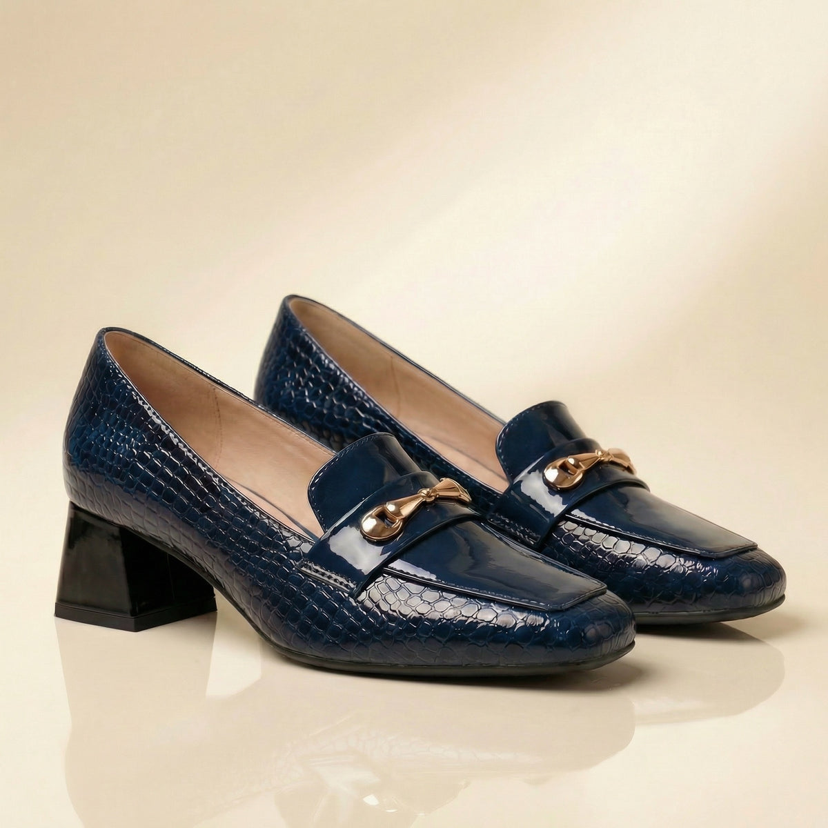 Lucia Milano Loafer Heel