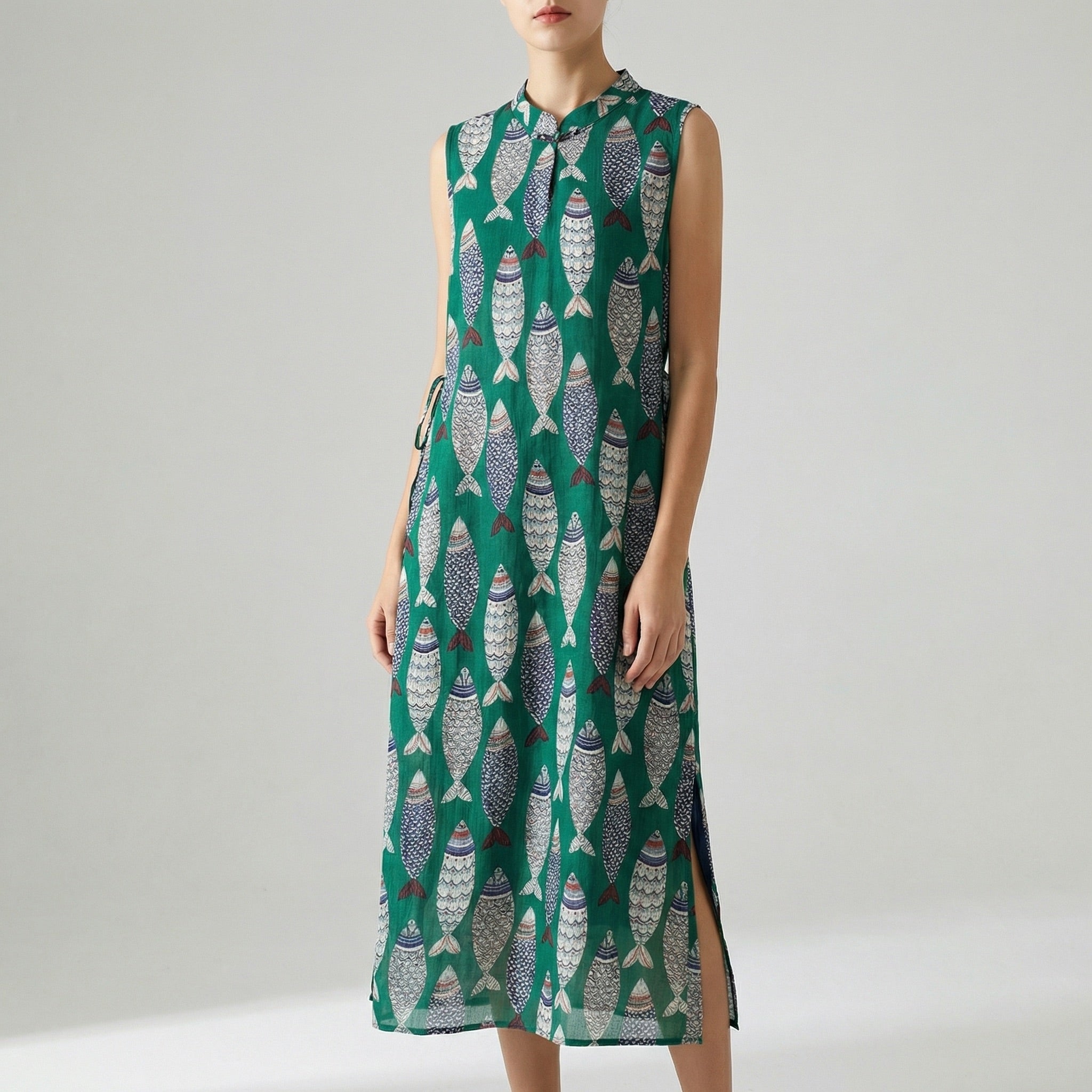 Marina Coastal Midi Dress