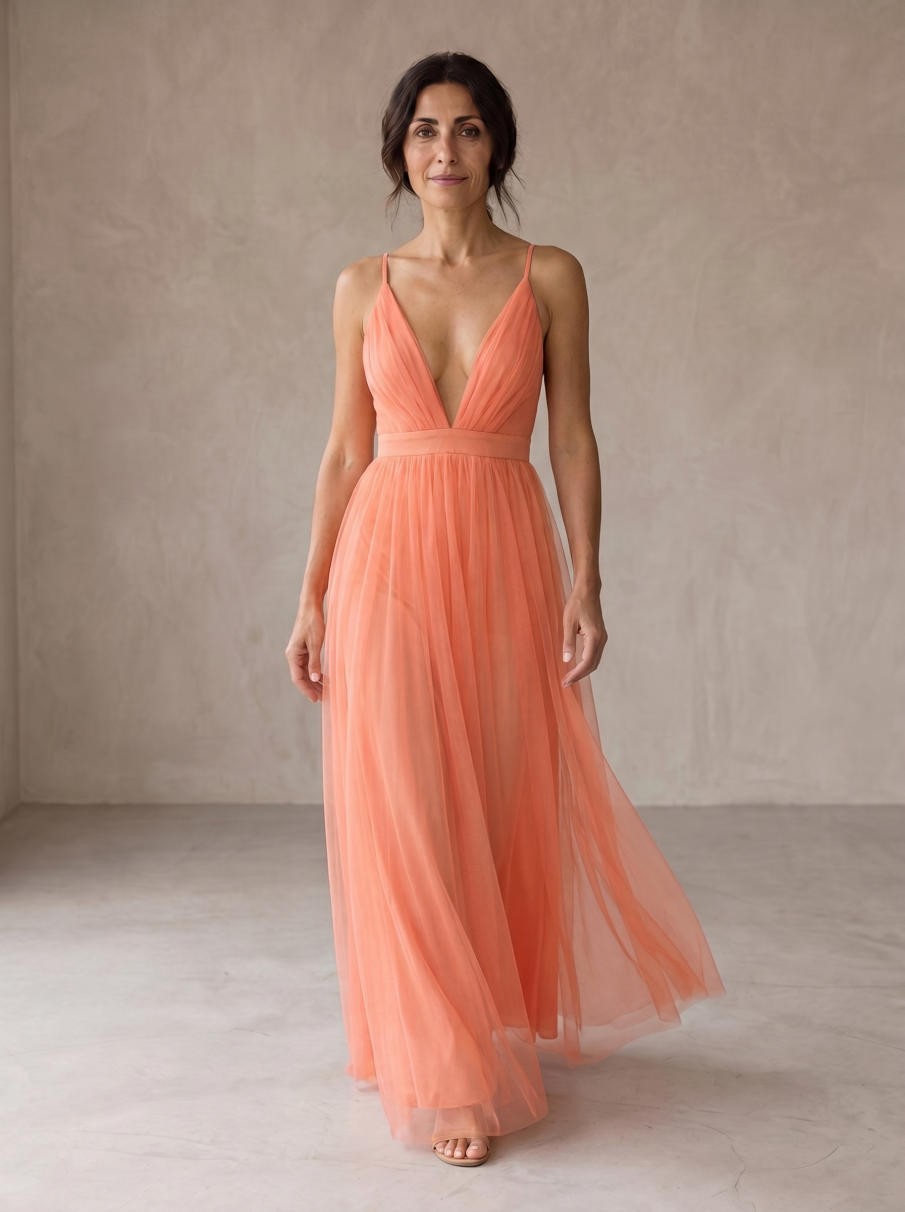 Seraphina | Maxi Dress Coral Light