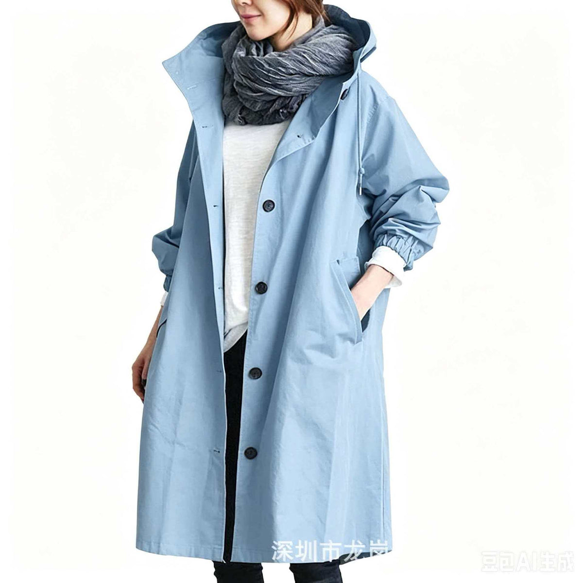Nina | Casual Mid-Length Trench Coat