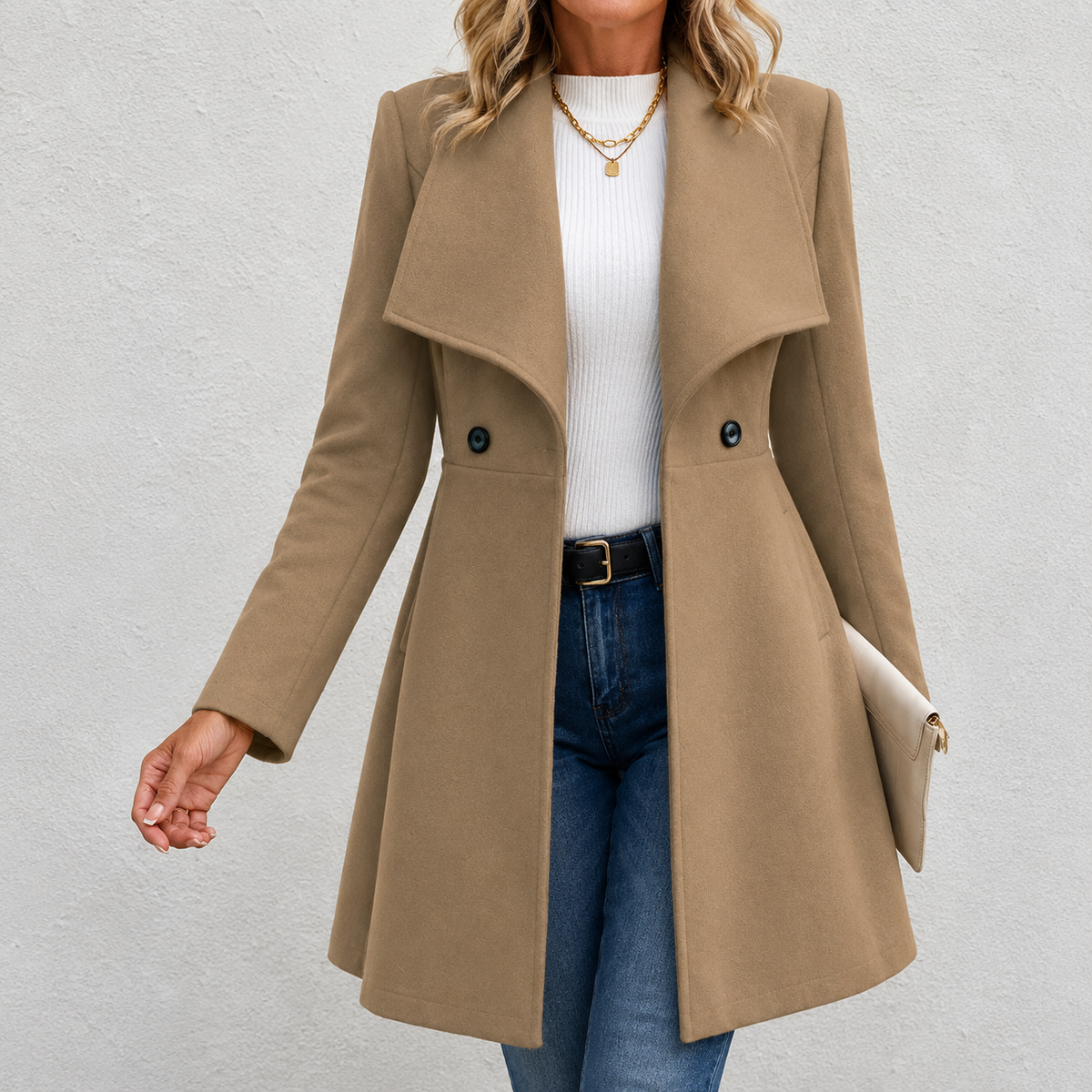 Louisa | Elegant Long Coat