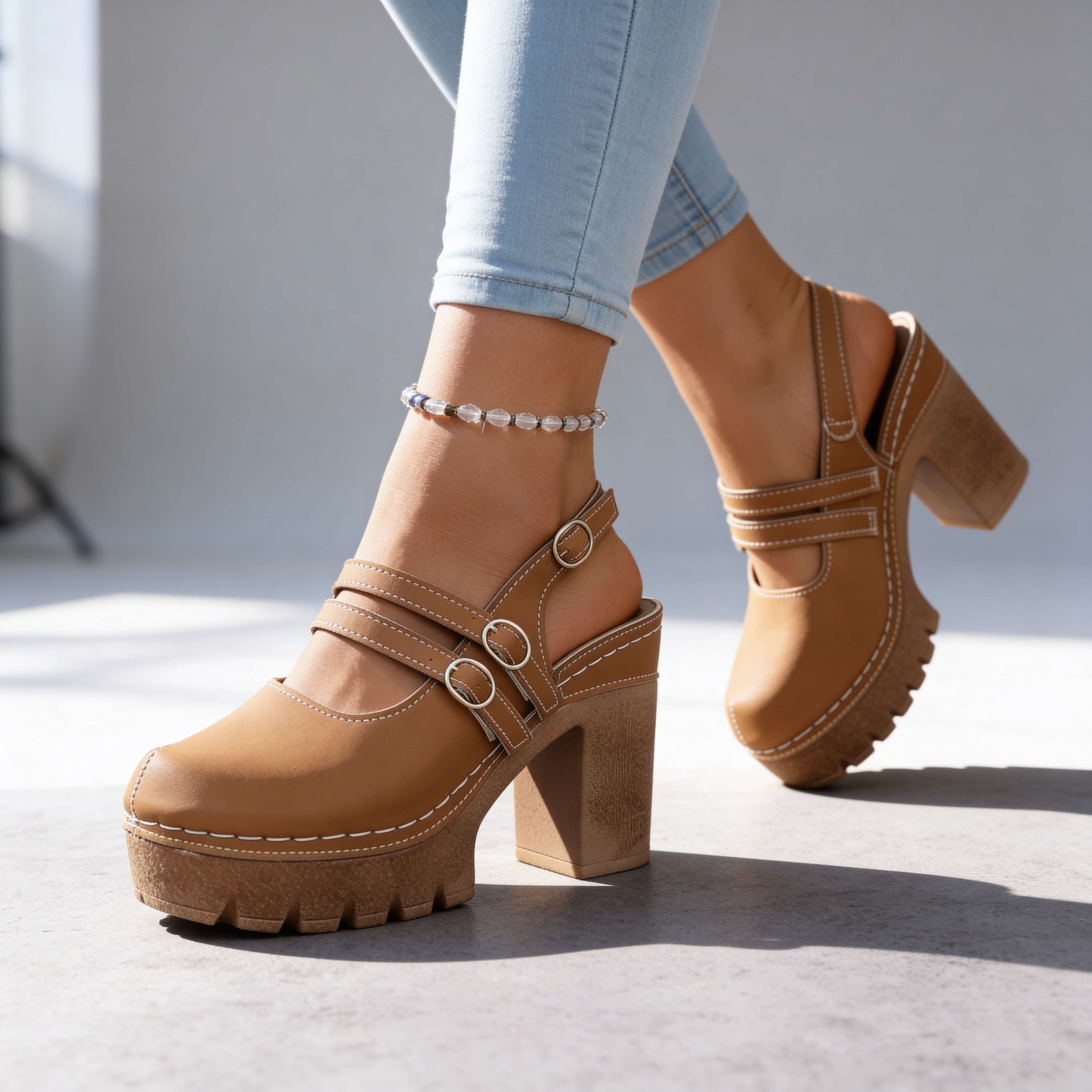 Lila Slingback Heels