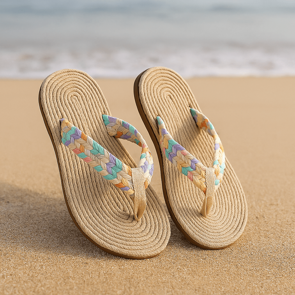 Nerissa | Woven Flip Flops