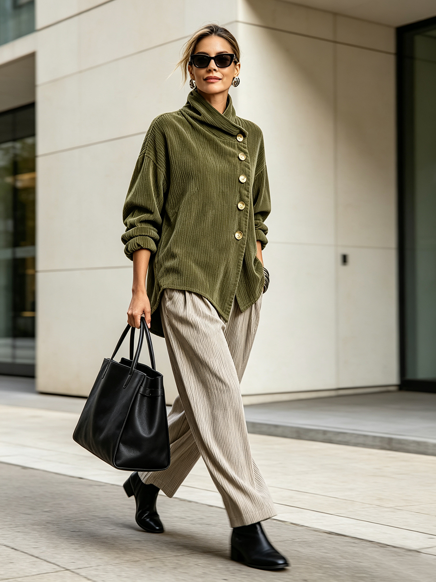 Jenny | Corduroy Sweater