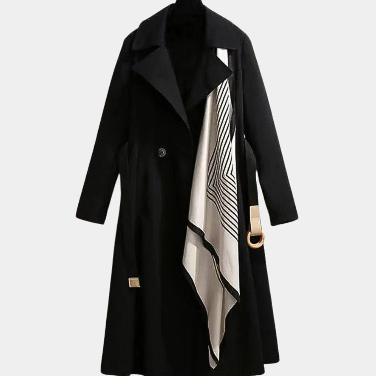 Claire | Classic Belted Midi Trench