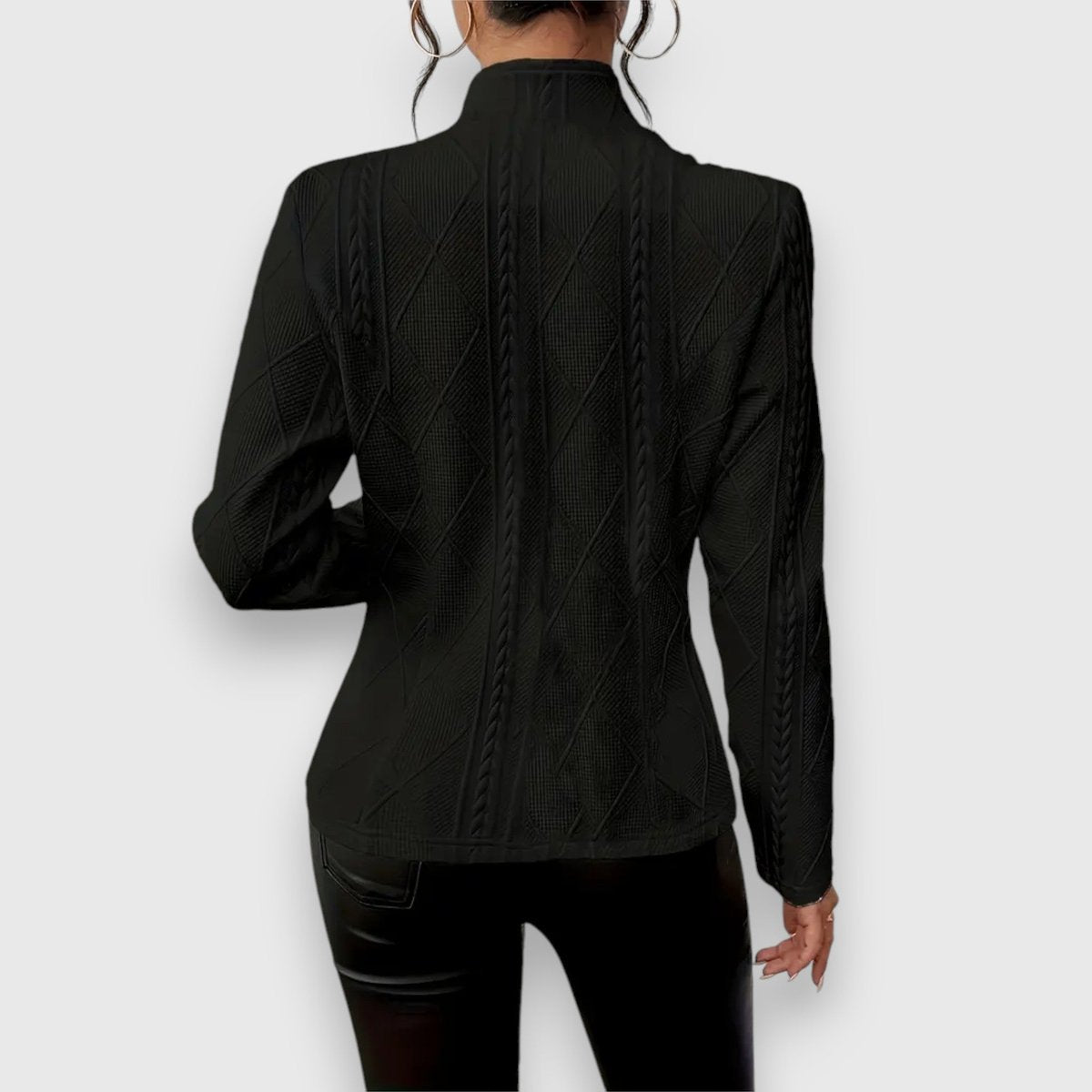Lexi | Textured Buttoned Cardigan