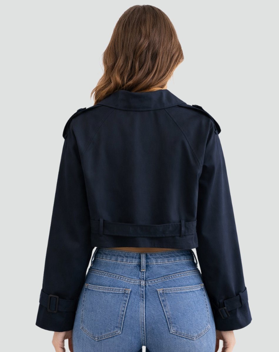 Jenna | Belted Short Trench Coat