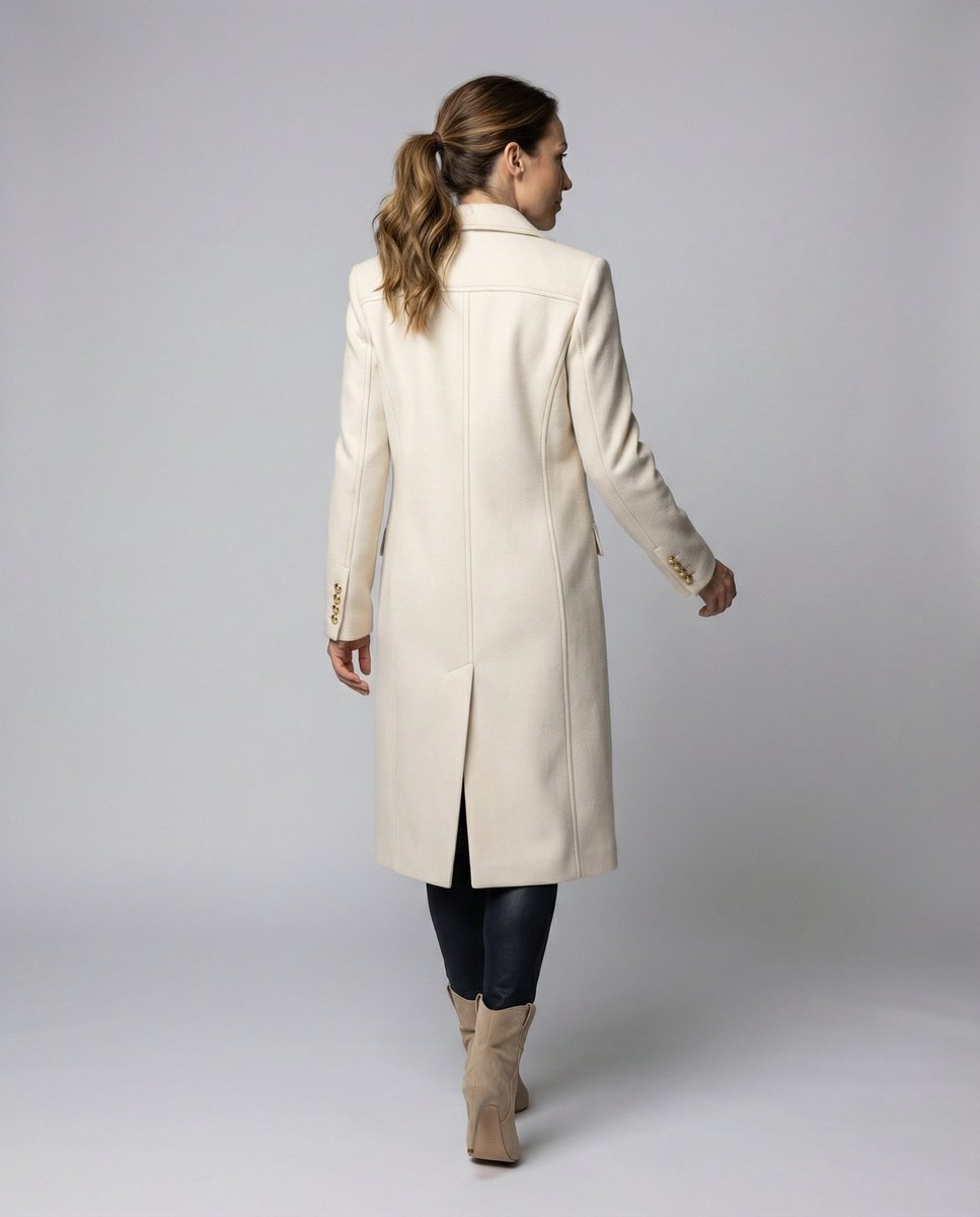 Emma | Long Double-Breasted Coat