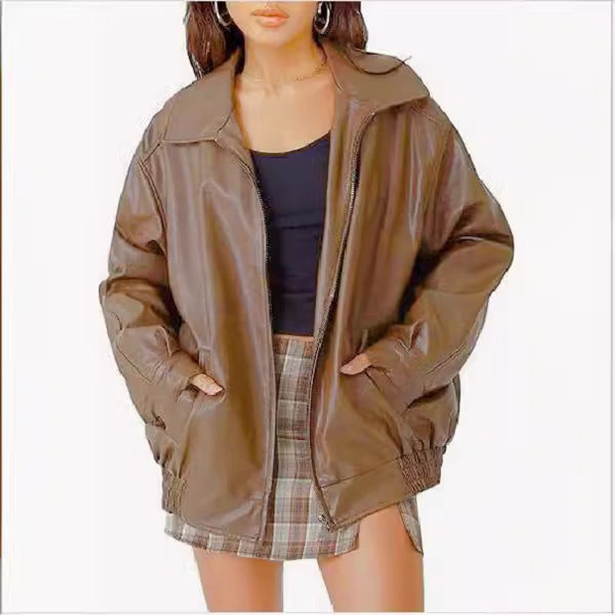 Nicole | Casual Zip-Up Bomber Jacket