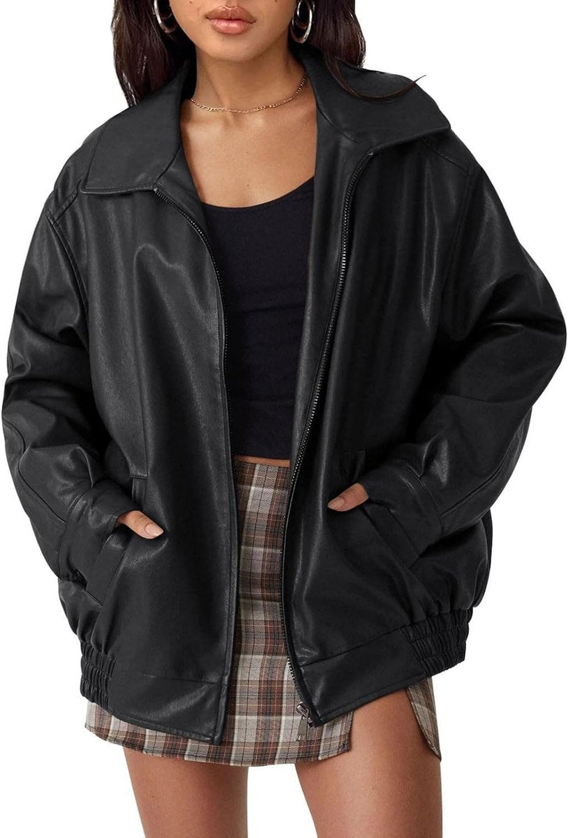 Nicole | Casual Zip-Up Bomber Jacket