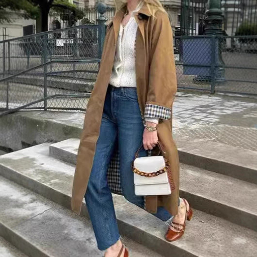 Lindsey | Long Refined Oversized Trench