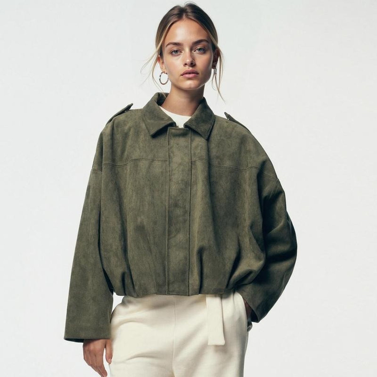 Lacey | Casual Oversized Bomber Jacket