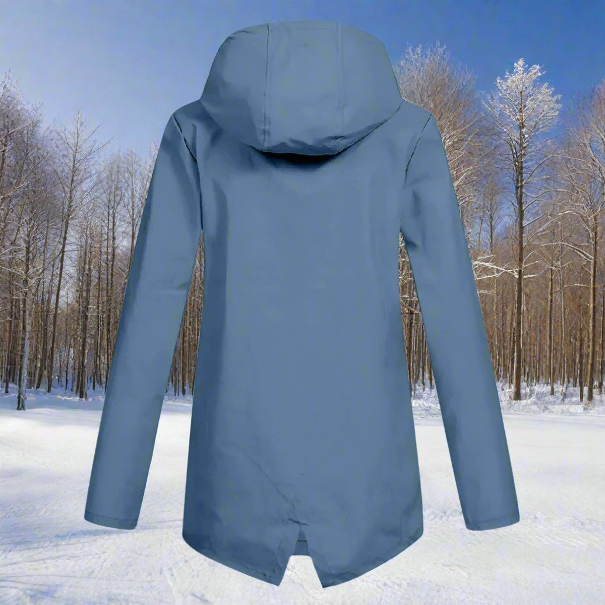 Loretta | Long Hooded Waterproof Coat