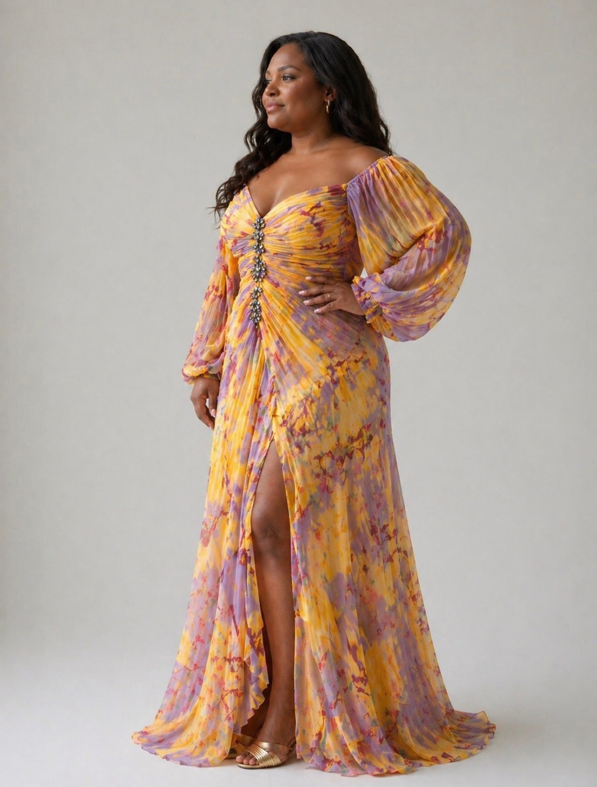 Hayes & Tate™  | Elegant Dress with V-Neck
