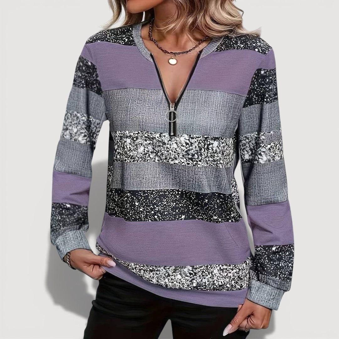 RYLIE – COMFORTABLE ZIP-UP SWEATER
