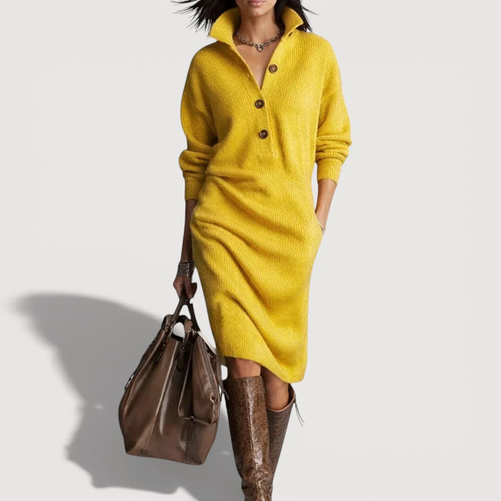 ALESSIA – COMFORTABLE KNIT DRESS