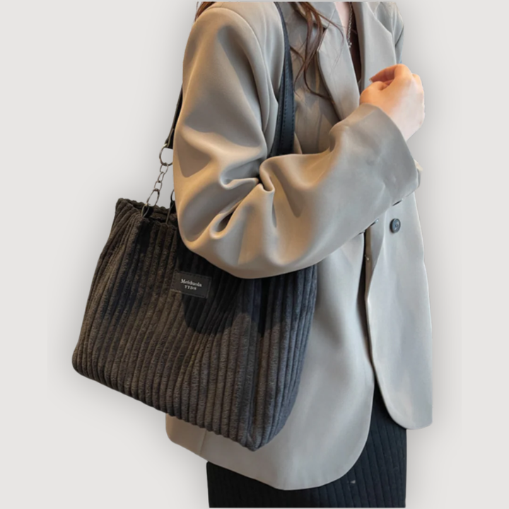 CHLOE – CORDUROY CARRYALL TOTE
