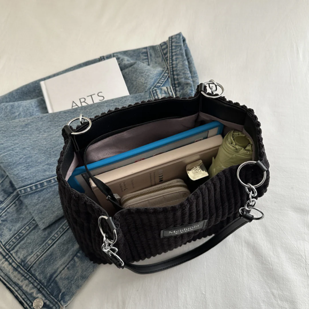 CHLOE – CORDUROY CARRYALL TOTE