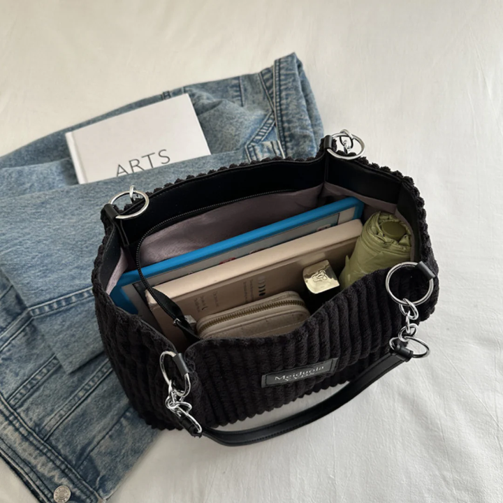 CHLOE – CORDUROY CARRYALL TOTE