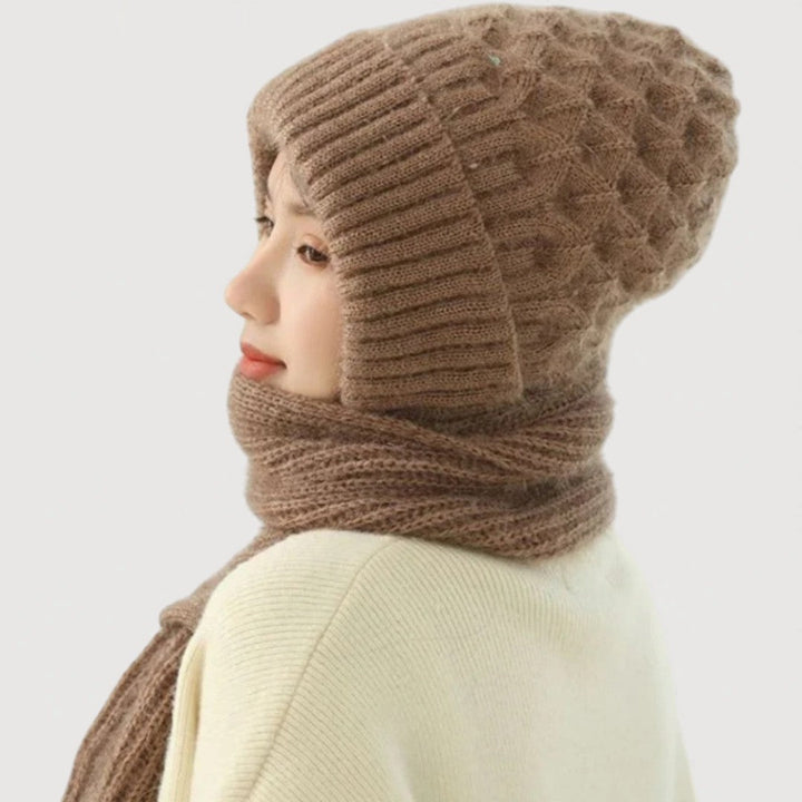 TALIA – HOODED WINTER SCARF