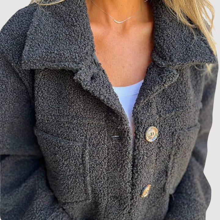 HAILEY – COMFORTABLE TEDDY COAT