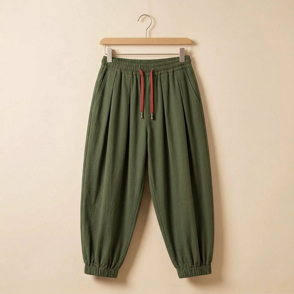 James Linen Harem Pant