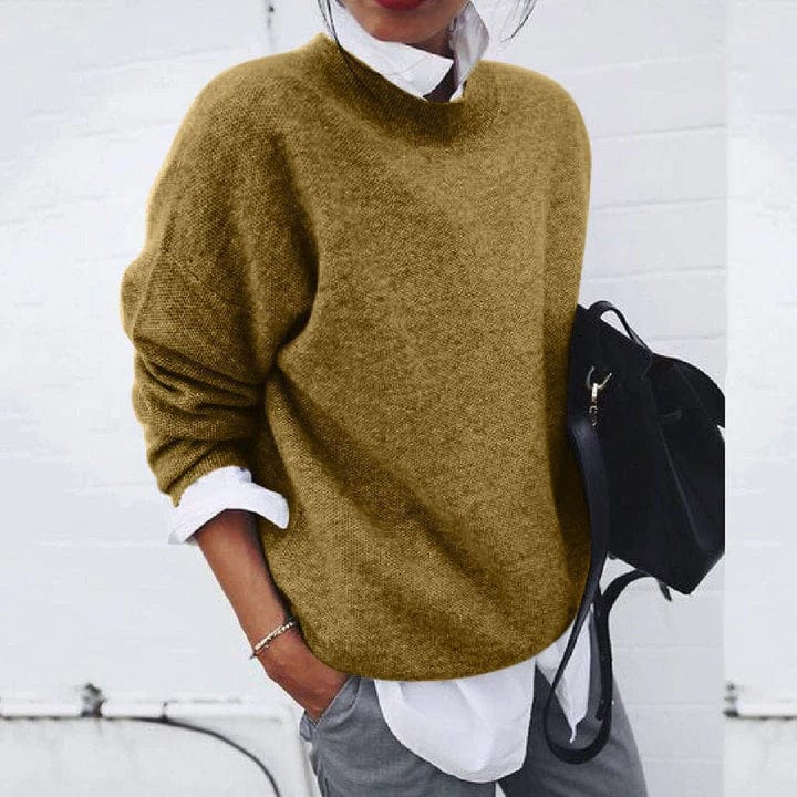 P|H - Soft Crewneck Pullover Sweater Rose