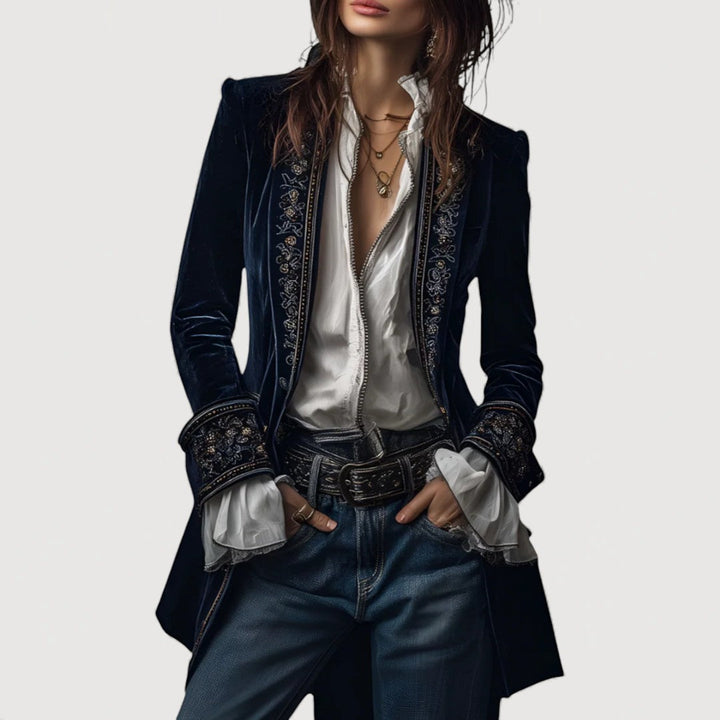 LYDIA – ELEGANT VELVET BLAZER