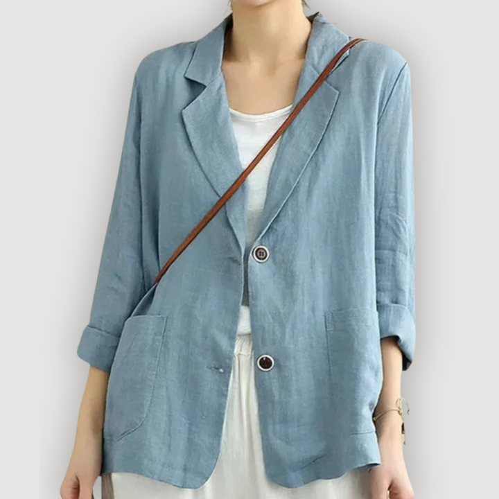 MAREN – Linen Blazer Jacket