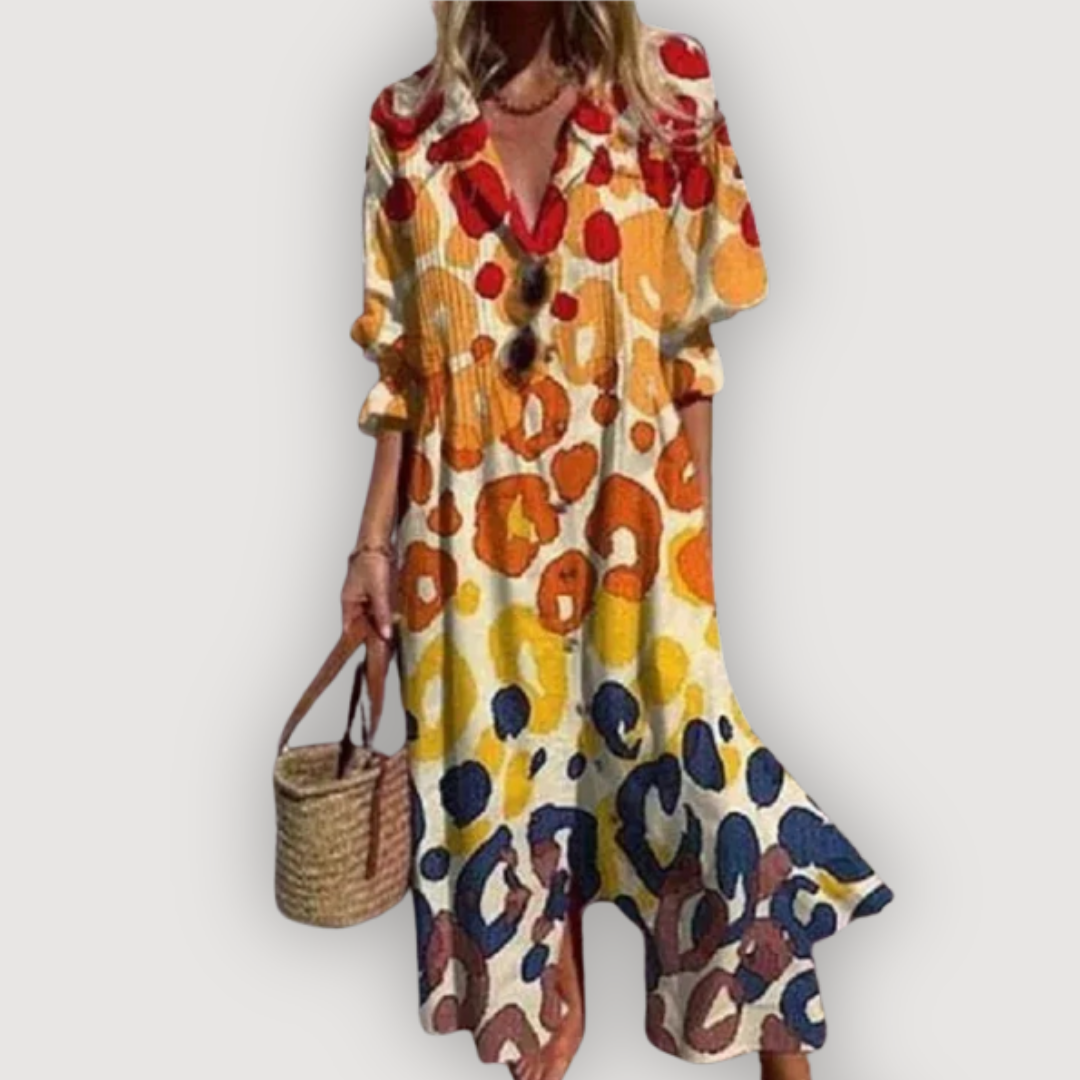 SERENA – FLOWER PRINT MAXI DRESS