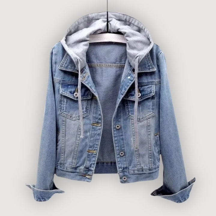 CARA – Hooded Denim Jacket