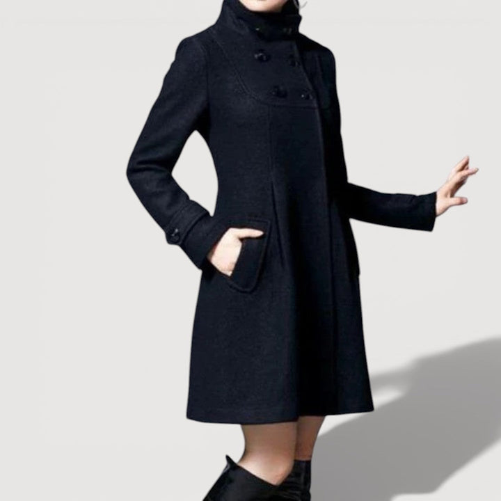 SHAINA – Tailored Sculpted Coat