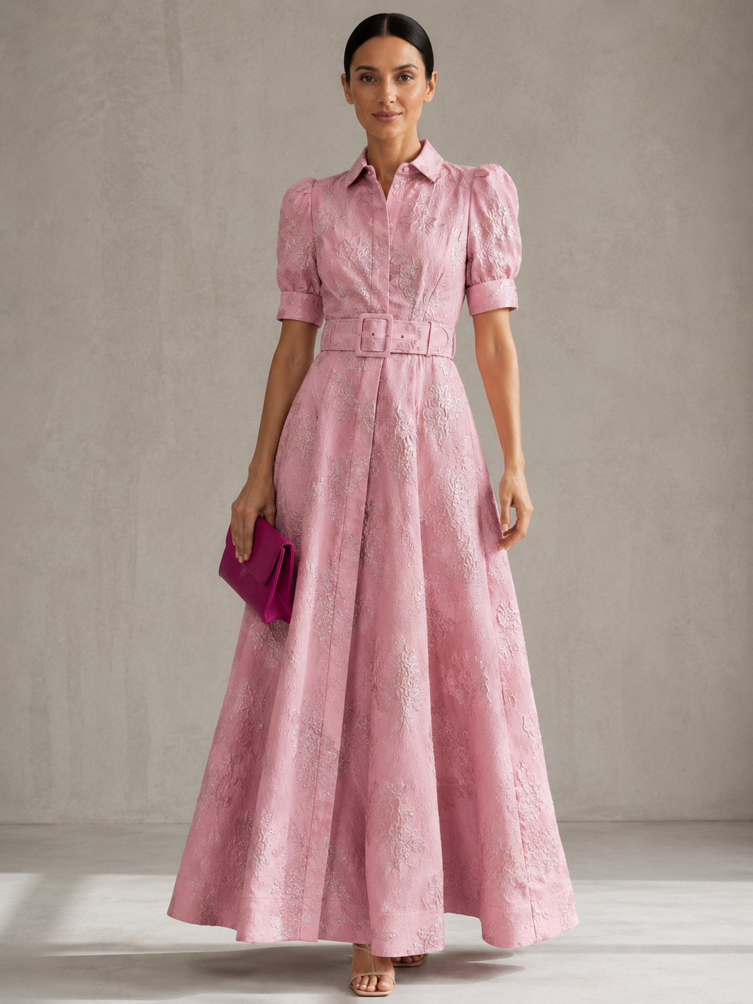 Luna | Short Dress with Balloon Sleeves