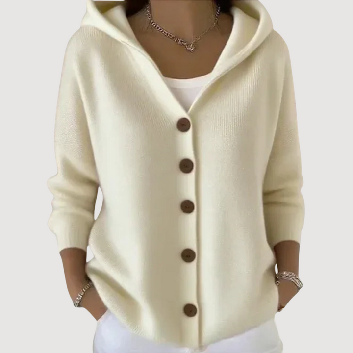 SOPHIA – ADORABLE HOODED CARDIGAN