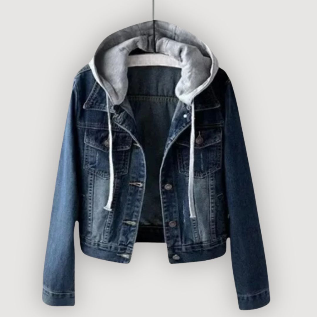 CARA – Hooded Denim Jacket