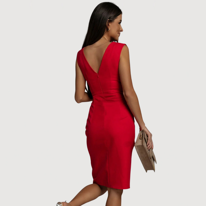 LENA – Sophisticated Midi Dress