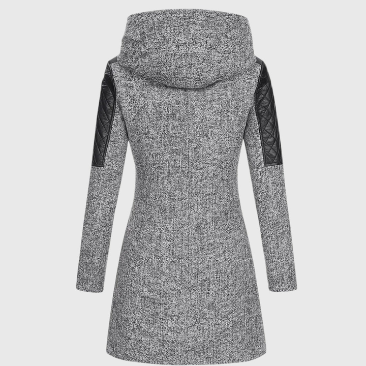 DANICA – QUILTED ZIPPERED COAT