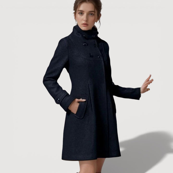 SHAINA – Tailored Sculpted Coat