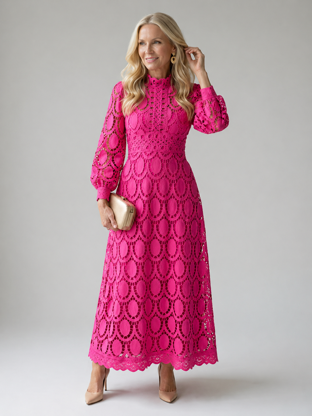 Hayes & Tate™ | Lace Midi Dress