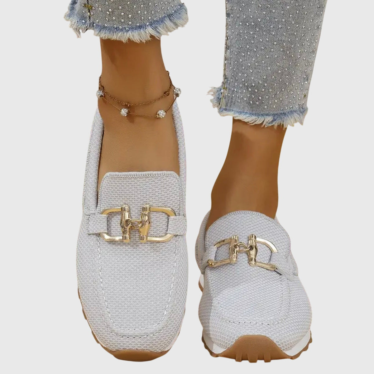 Horsebit Detail Comfort Loafers