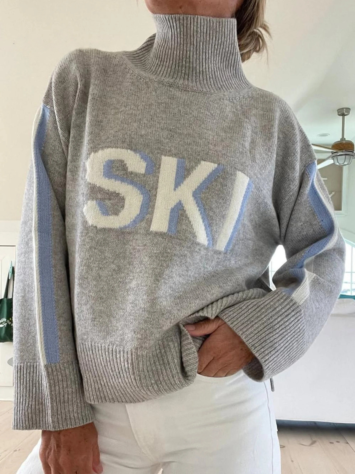 Greer | Sporty Turtleneck Sweater